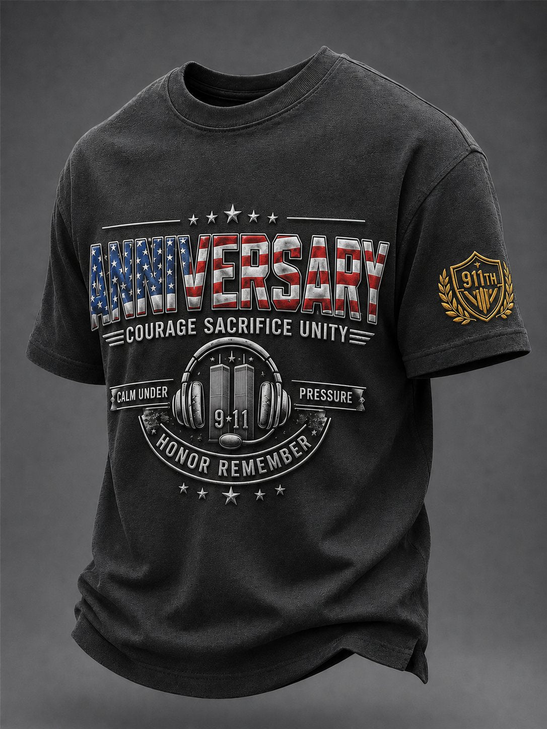 Men's 9.11 Never Forget Printing T-Shirts