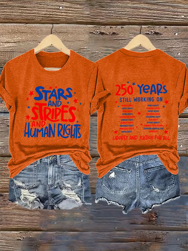 Women's Round-Neck 250 YeAR'S STILL WORKING ON Printed T-Shirt