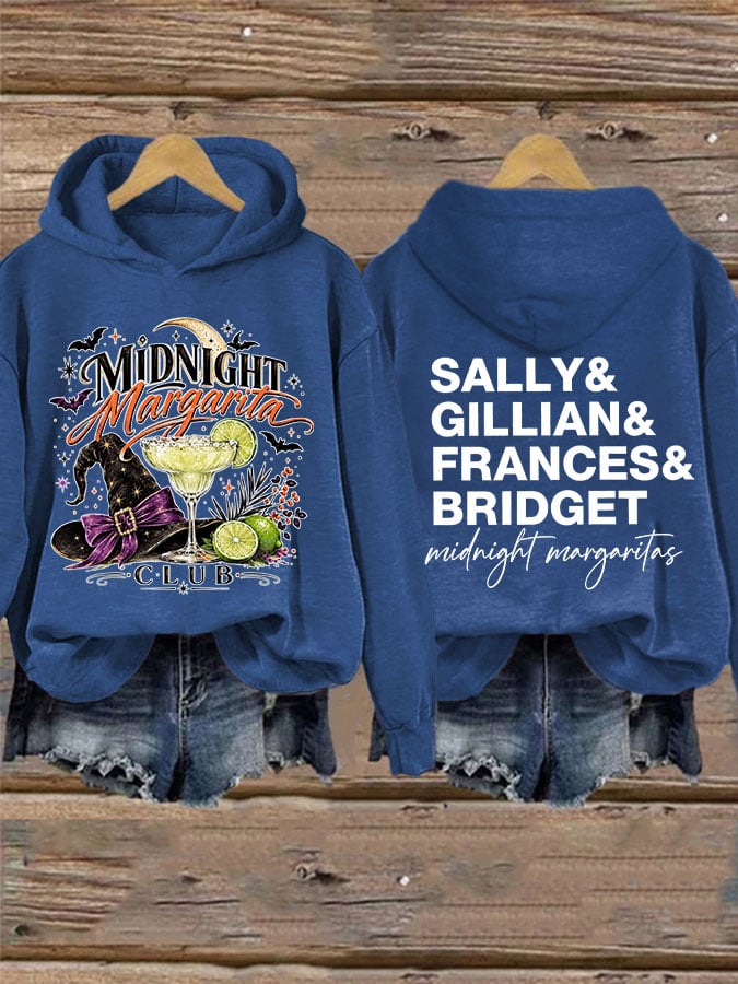 Women's Midnight Margaritas Print Casual Sweatshirt