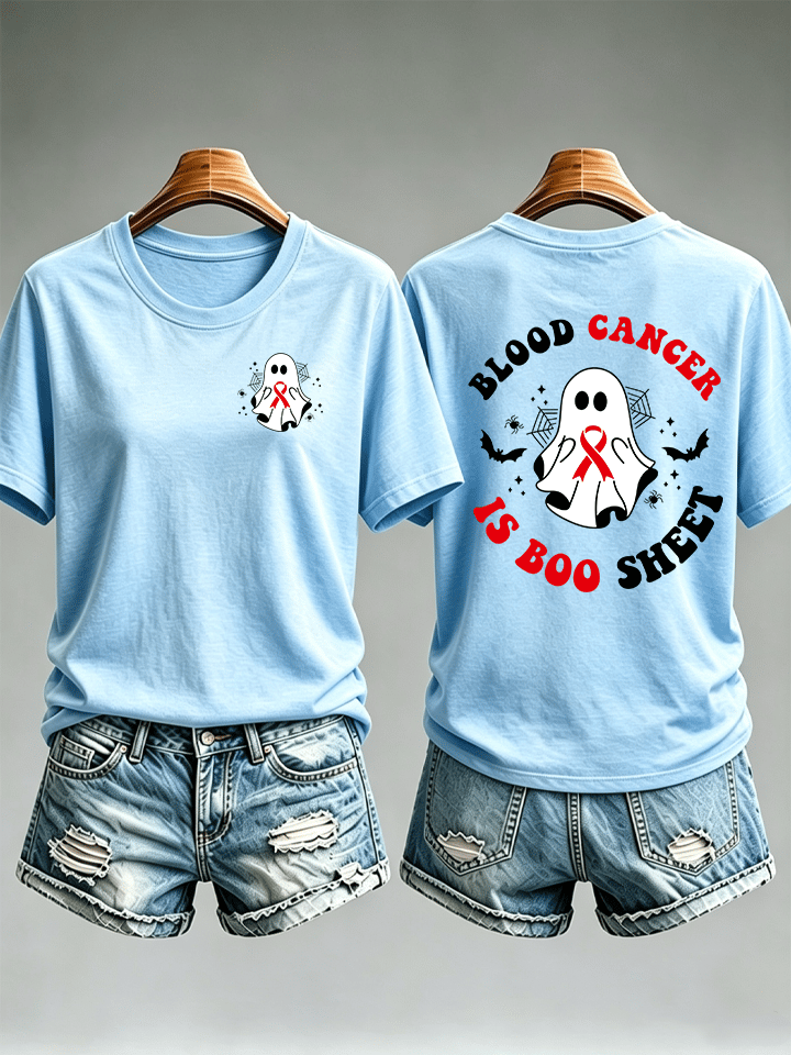 Women's BLOOD CANCER Print T-Shirt