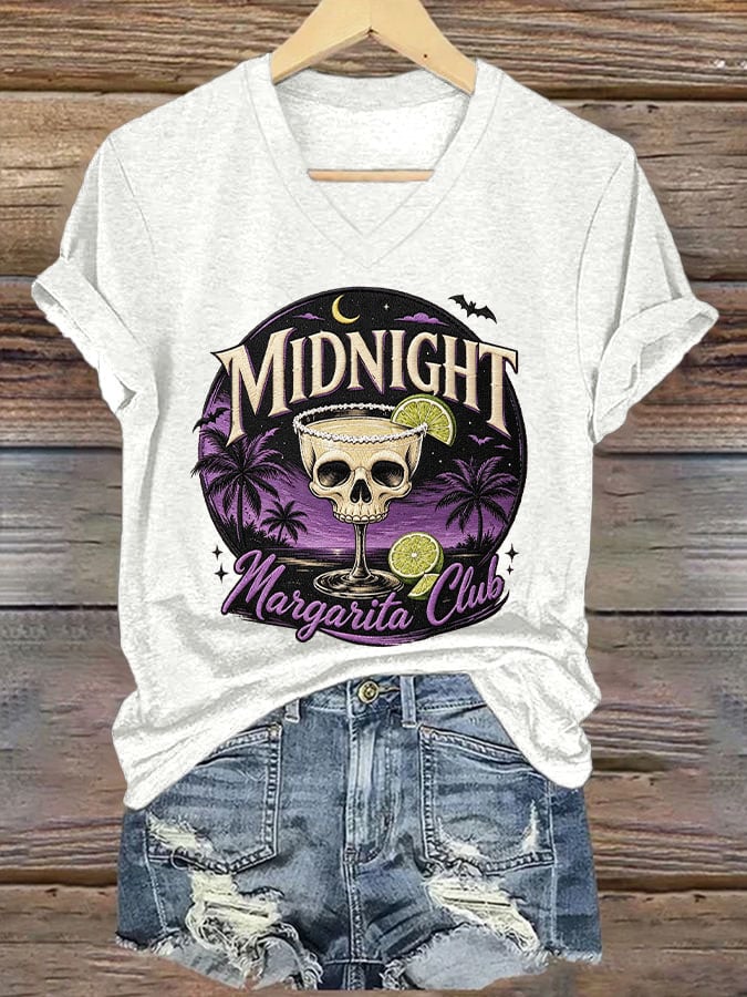 Women's Midnight Margaritas Print T-shirt