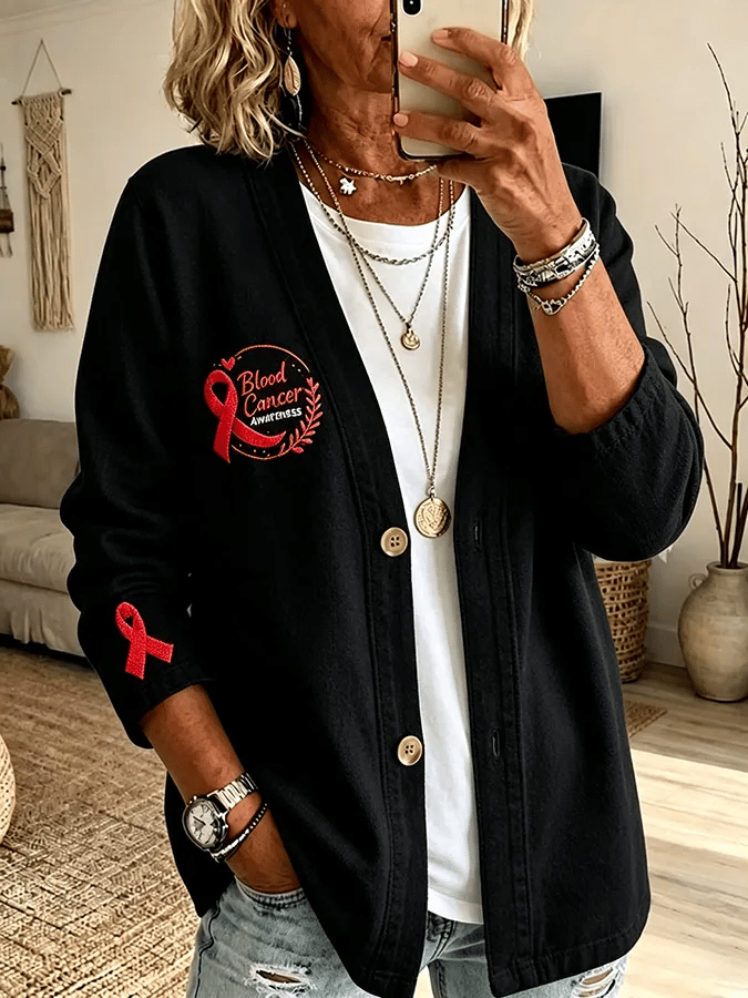 Women's Casual Printed Cardigan