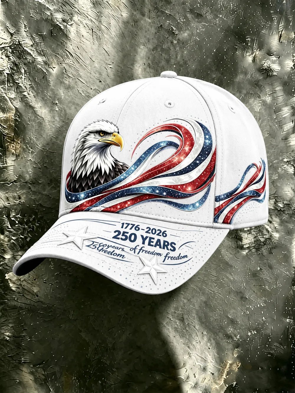 Unisex U.S. 250th Anniversary Printed Baseball Cap
