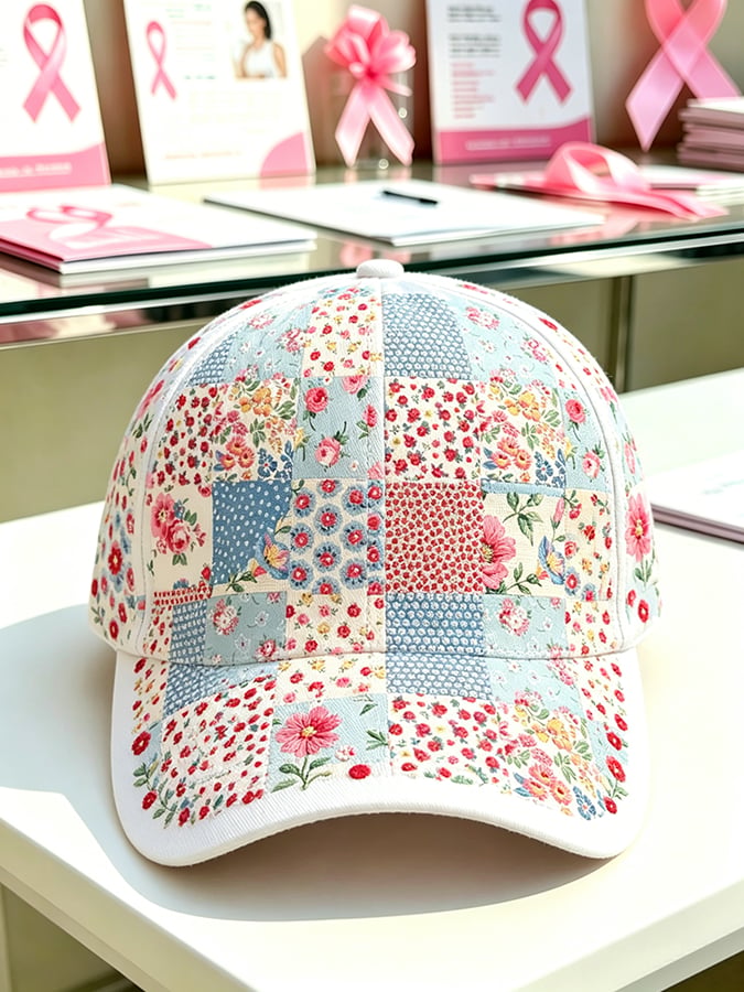 Pink Art Print Cap