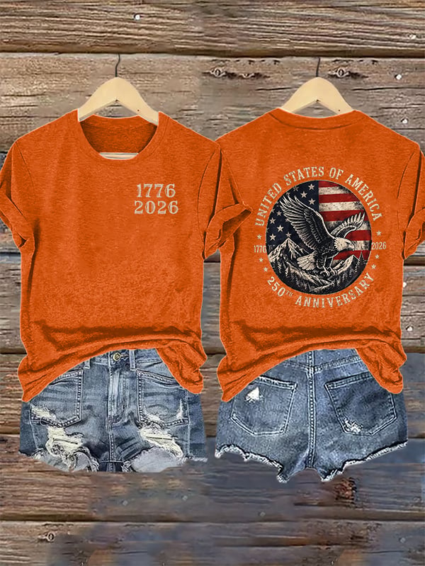 Women's 250th Anniversary Print Crew Neck T-Shirt