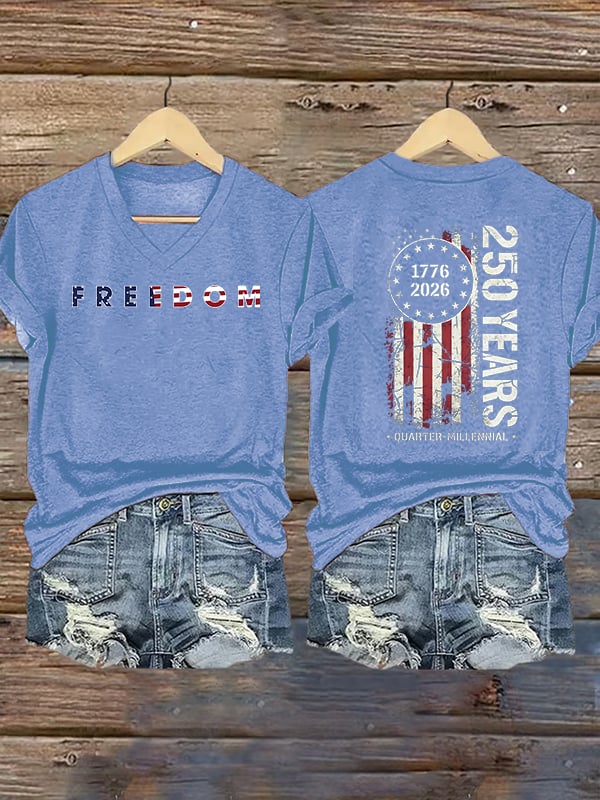 Women's  American 250th Print T-Shirt