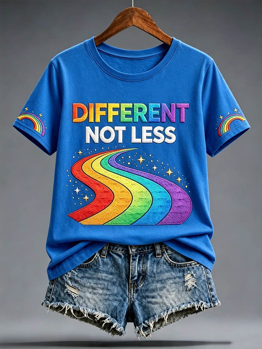 Women's Autism Awareness Graphic Casual Crewneck Top