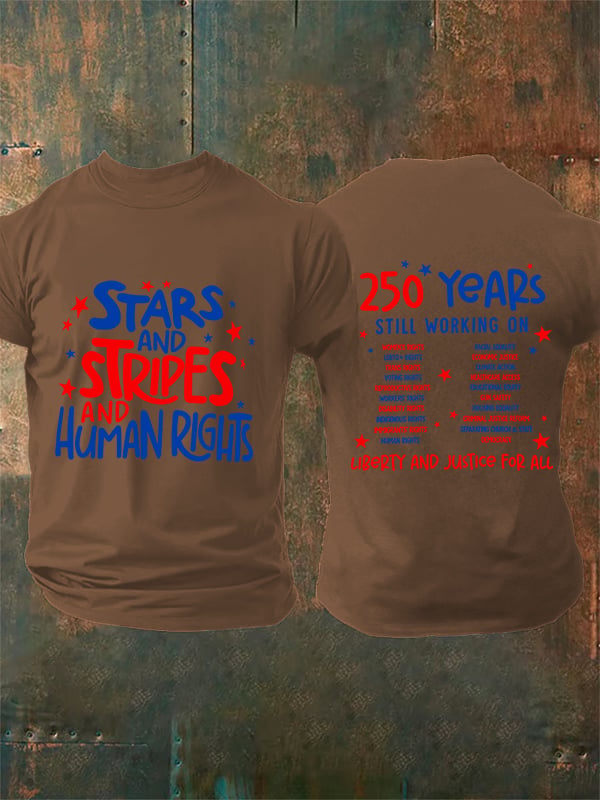 Men's Round-Neck 250 YeAR'S STILL WORKING ON Printed T-Shirt