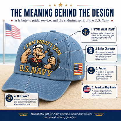 🗽America 250th Celebration Sale: 50% OFF! ⚓U.S. Navy Commemorative Cap