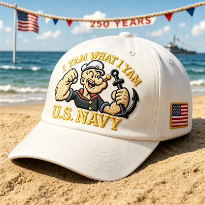 🗽America 250th Celebration Sale: 50% OFF! ⚓U.S. Navy Commemorative Cap