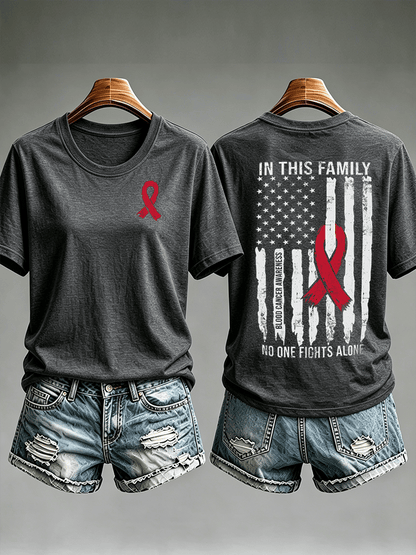 Women's Blood Cancer Awareness Shirt