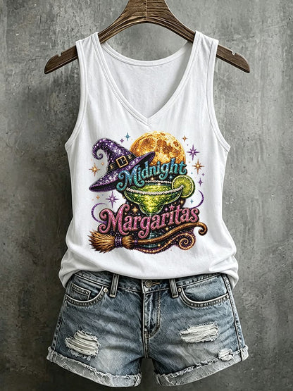 Women's Midnight Margaritas Printed Tank Top