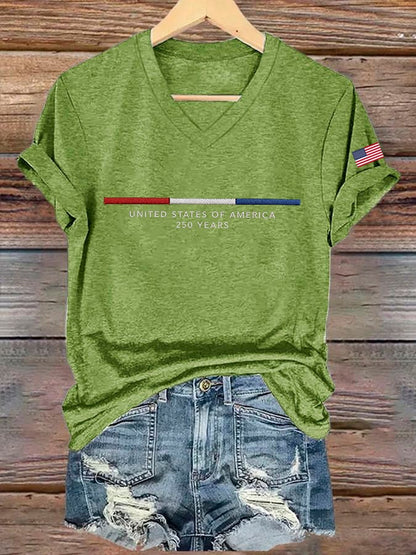 Women's America 250th Anniversary  T-shirt
