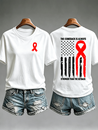 Women's THE COMEBACK IS ALWAYS Print T-Shirt