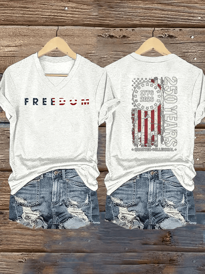 Women's  American 250th Print T-Shirt