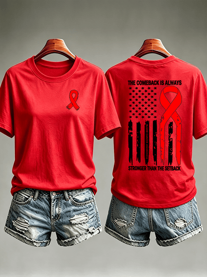 Women's THE COMEBACK IS ALWAYS Print T-Shirt