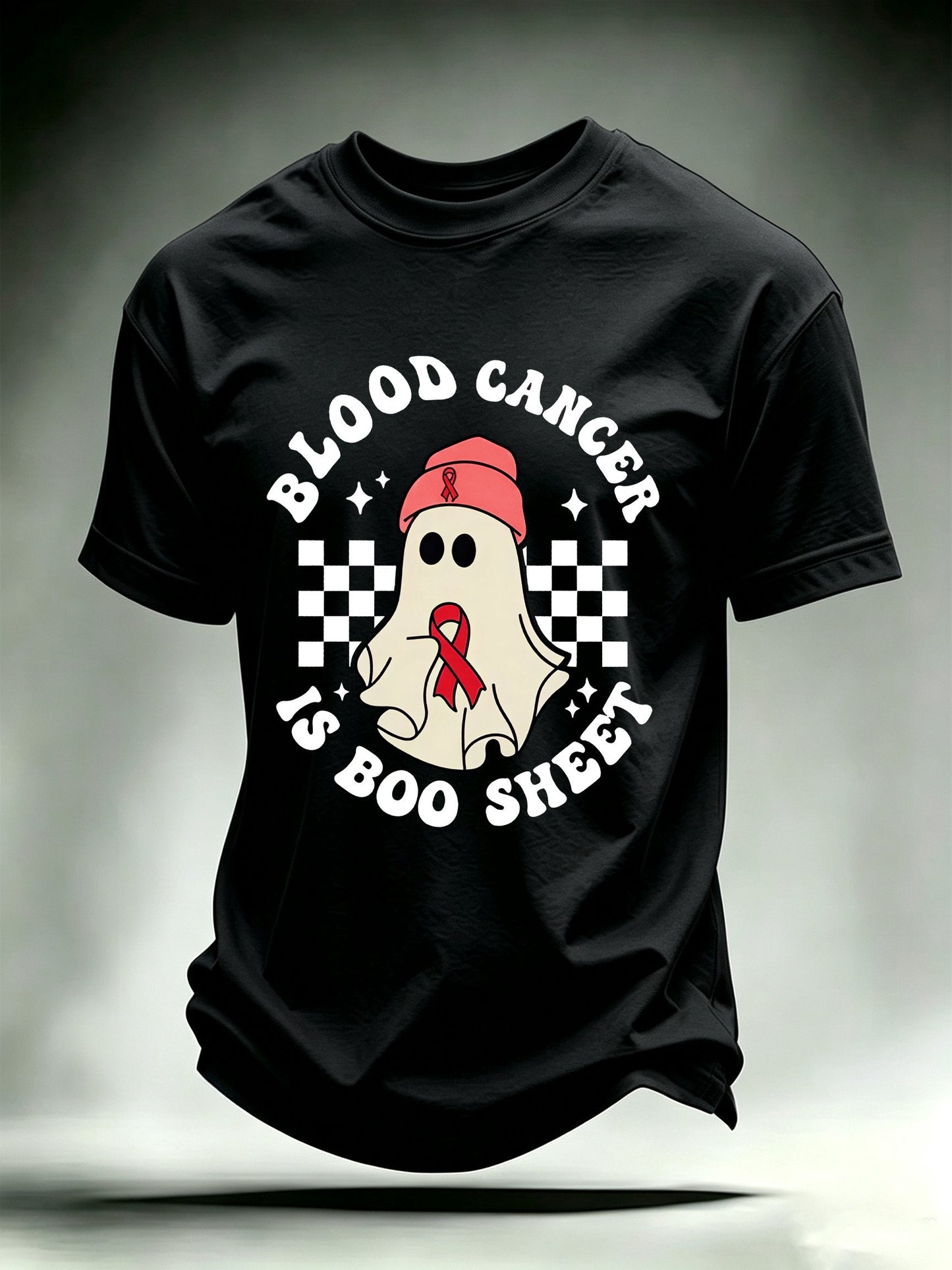 Men's BLOOD CANCER IS BOO SHEET Print T-Shirt