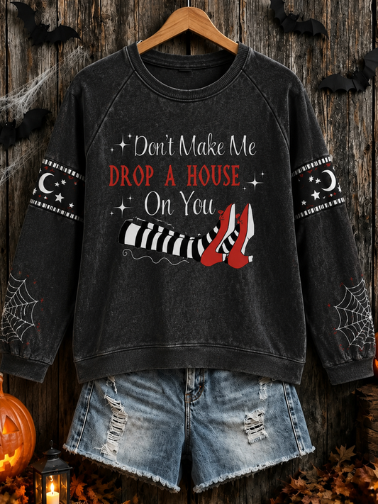 Women's Wizard of Oz raglan sleeve sweatshirt