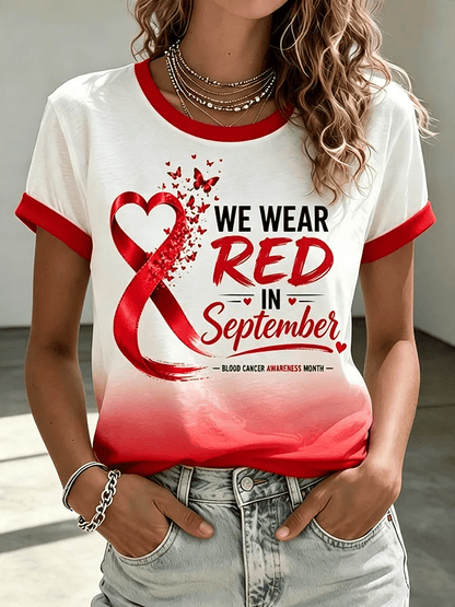 Women's Casual Printed Short-Sleeve T-Shirt