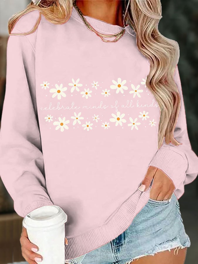 Women's Mental Health Celebrate Minds of All Kinds Sweatshirt
