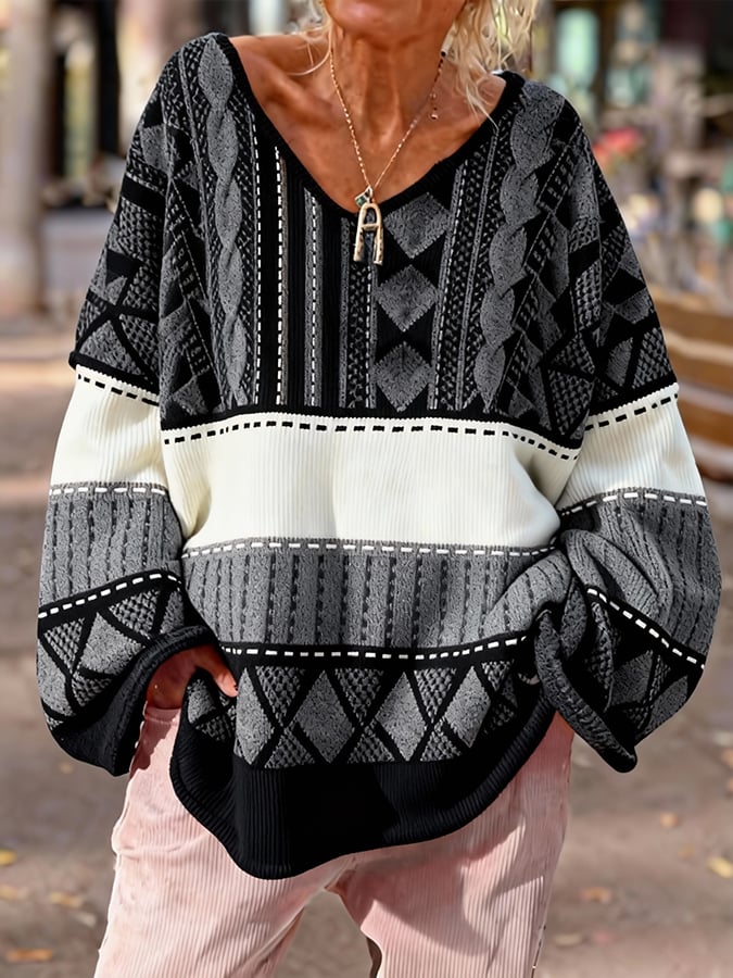 Women's Casual Printed Sweatshirt