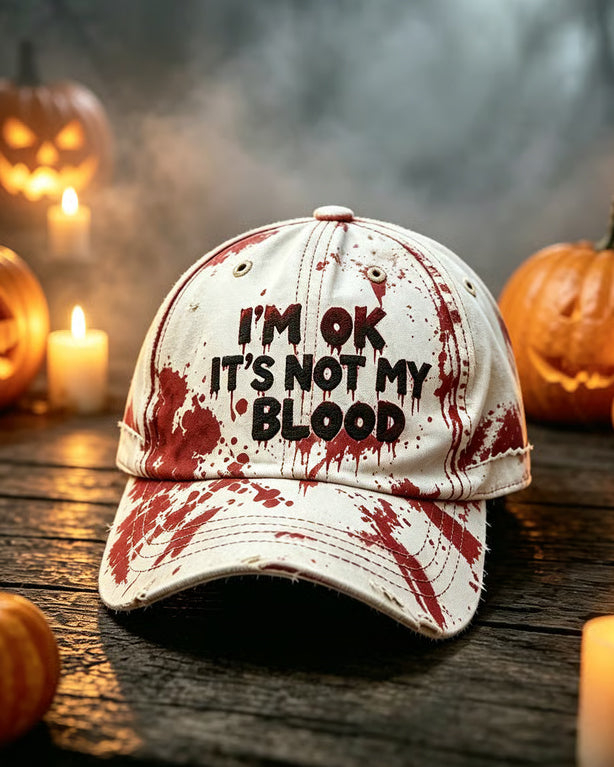 Limited Edition Unisex Dark Blood Stain Halloween Baseball Cap
