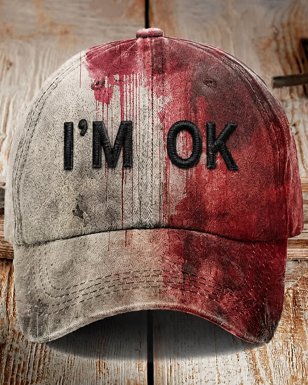Limited Edition Unisex Dark Blood Stain Halloween Baseball Cap