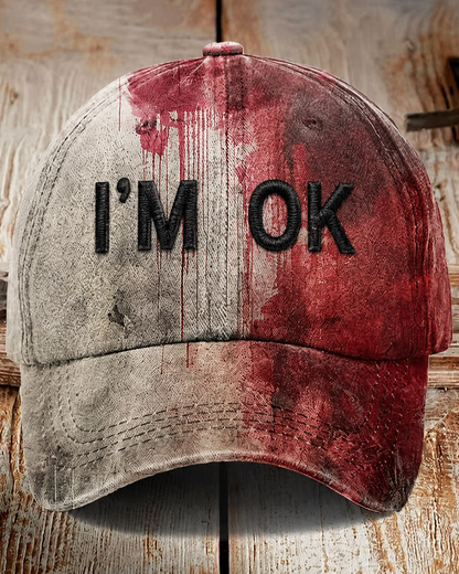 Limited Edition Unisex Dark Blood Stain Halloween Baseball Cap