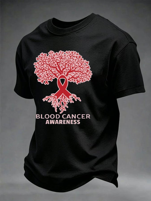 Men's Blood Cancer Awareness Short-Sleeve T-Shirt