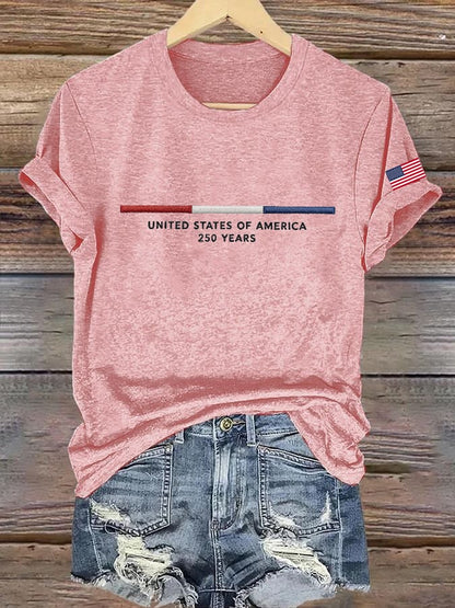 Women's America 250th Anniversary  T-shirt