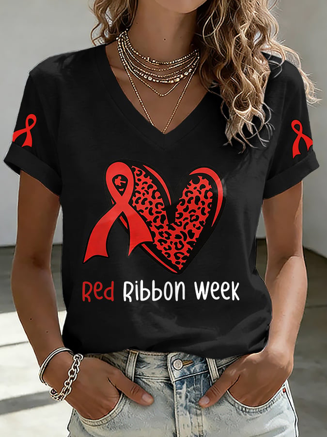 Women's Casual Print Short-Sleeve T-Shirt
