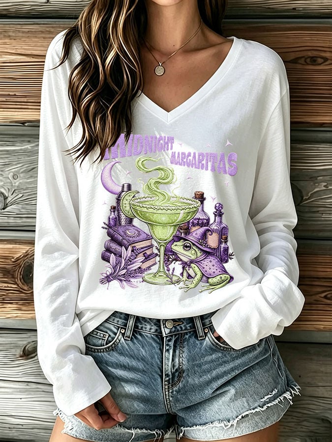 Women's Midnight Margaritas Print T-Shirt