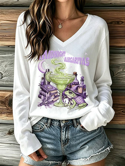 Women's Midnight Margaritas Print T-Shirt