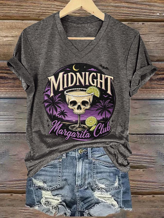 Women's Midnight Margaritas Print T-shirt