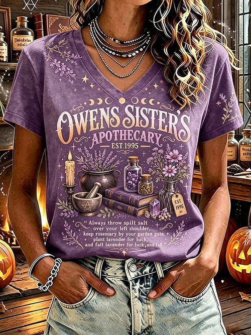 Women's Always Throw Spilled Salt Over Your Left Shoulder Print Top