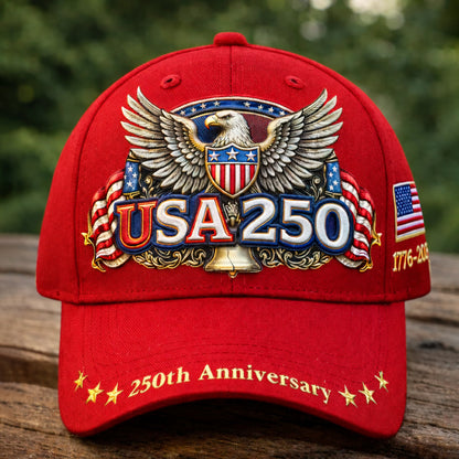 US 250th Anniversary Printed Casual Hat