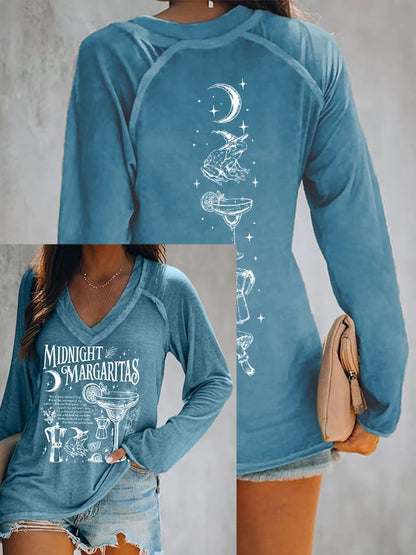 Women's Midnight Margaritas Print Top