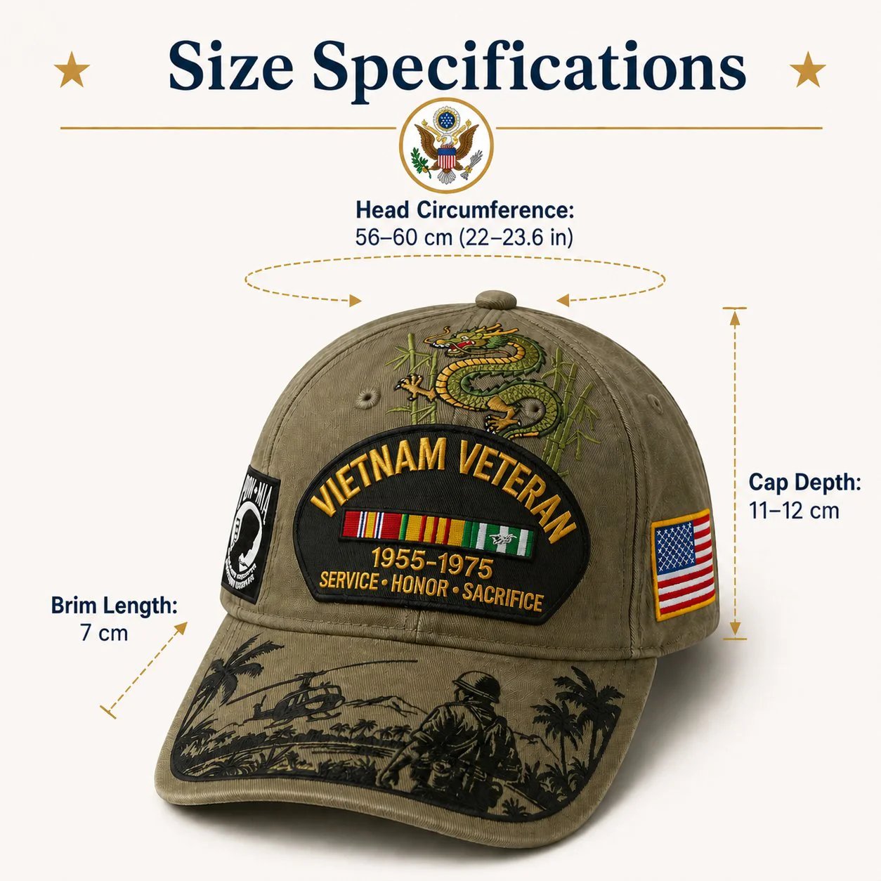 🎖️ - Vietnam Veteran Tribute Cap