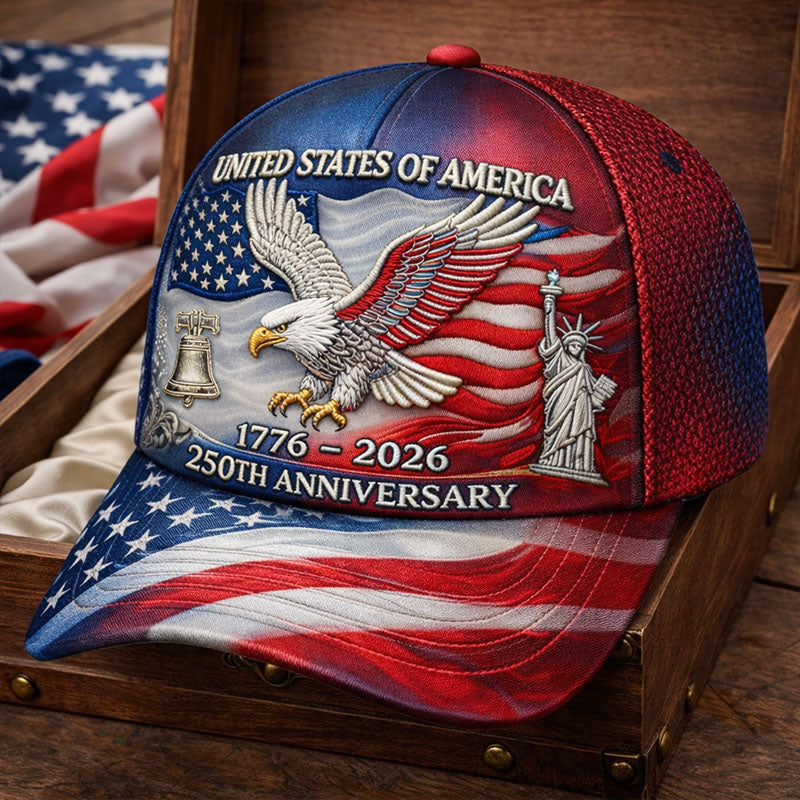 United States 250th Anniversary Baseball Cap