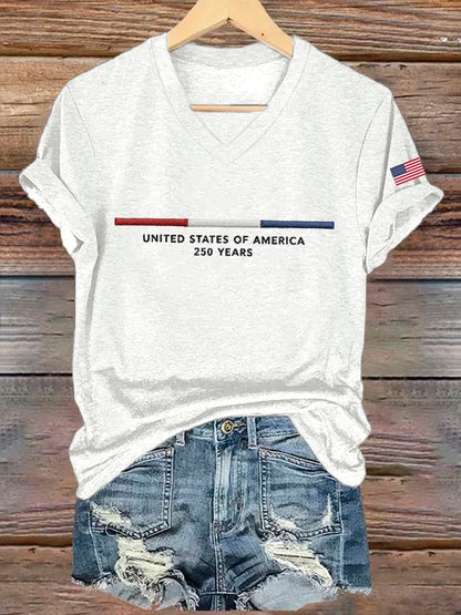 Women's America 250th Anniversary  T-shirt
