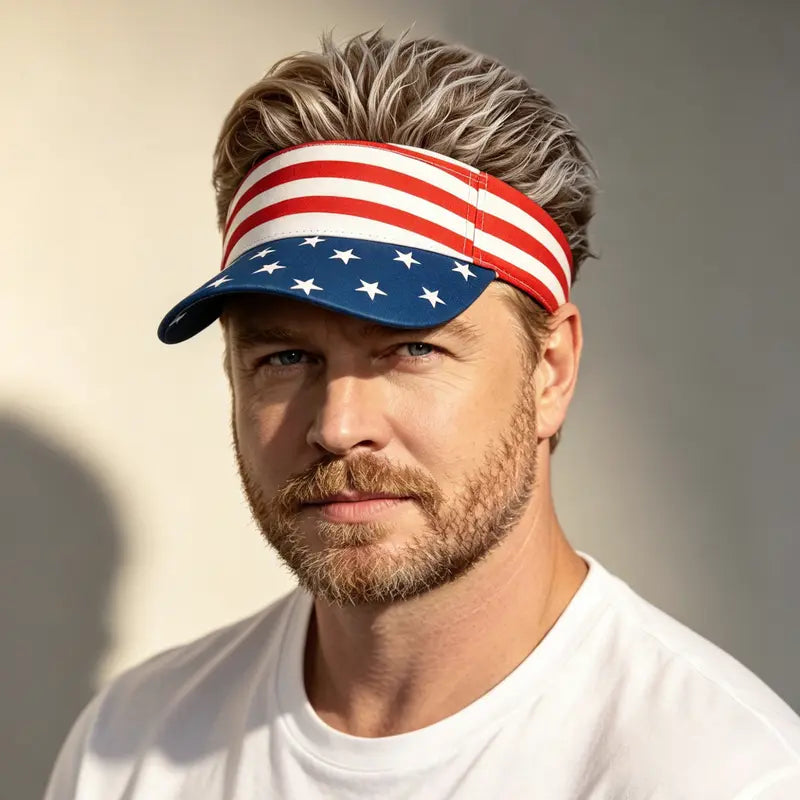 American Flag Wig Hat Celebrate 250 Years of American Heritage in Style!