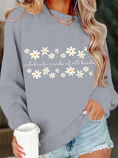 Women's Mental Health Celebrate Minds of All Kinds Sweatshirt