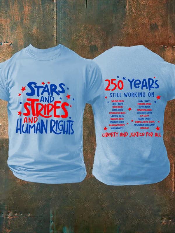 Men's Round-Neck 250 YeAR'S STILL WORKING ON Printed T-Shirt