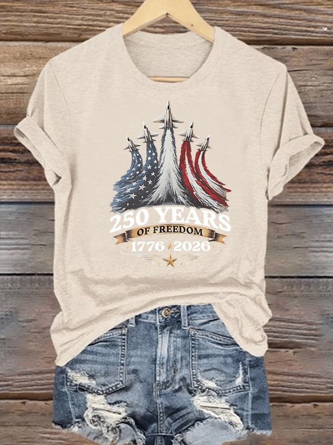 Women's  250 YEARS OF FREEDOM Print T-Shirt
