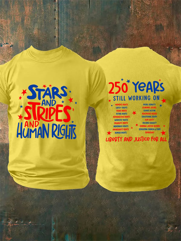 Men's Round-Neck 250 YeAR'S STILL WORKING ON Printed T-Shirt