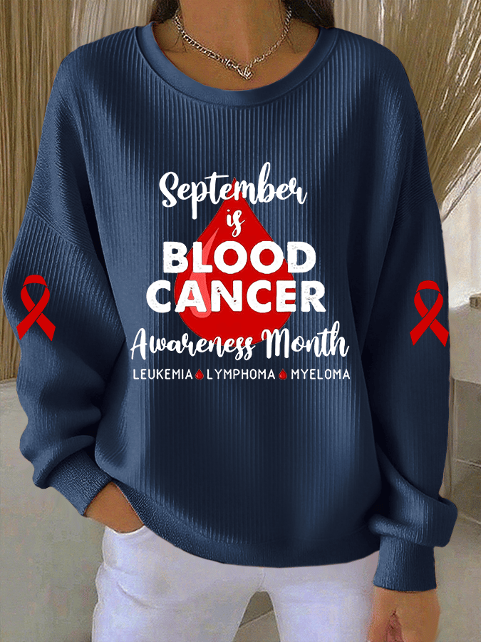Women's Casual Print Long Sleeve Knit Top