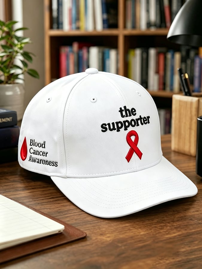 Blood Cancer Awareness Printed Baseball Cap