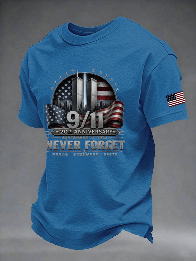 Men's Retro Print Short-Sleeve T-Shirt