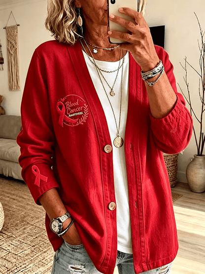 Women's Casual Printed Cardigan