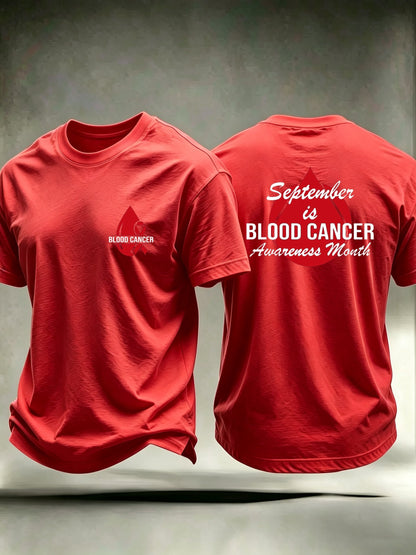 Men's Blood Cancer Awareness Short-Sleeve T-Shirt